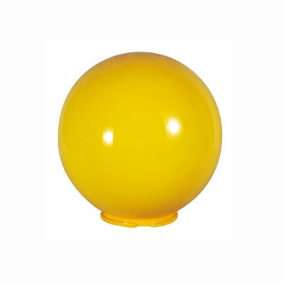 uvioresistant acrylic outdoor decoration 8 inch fob price yellow globe ball light cover for exterior home lighting